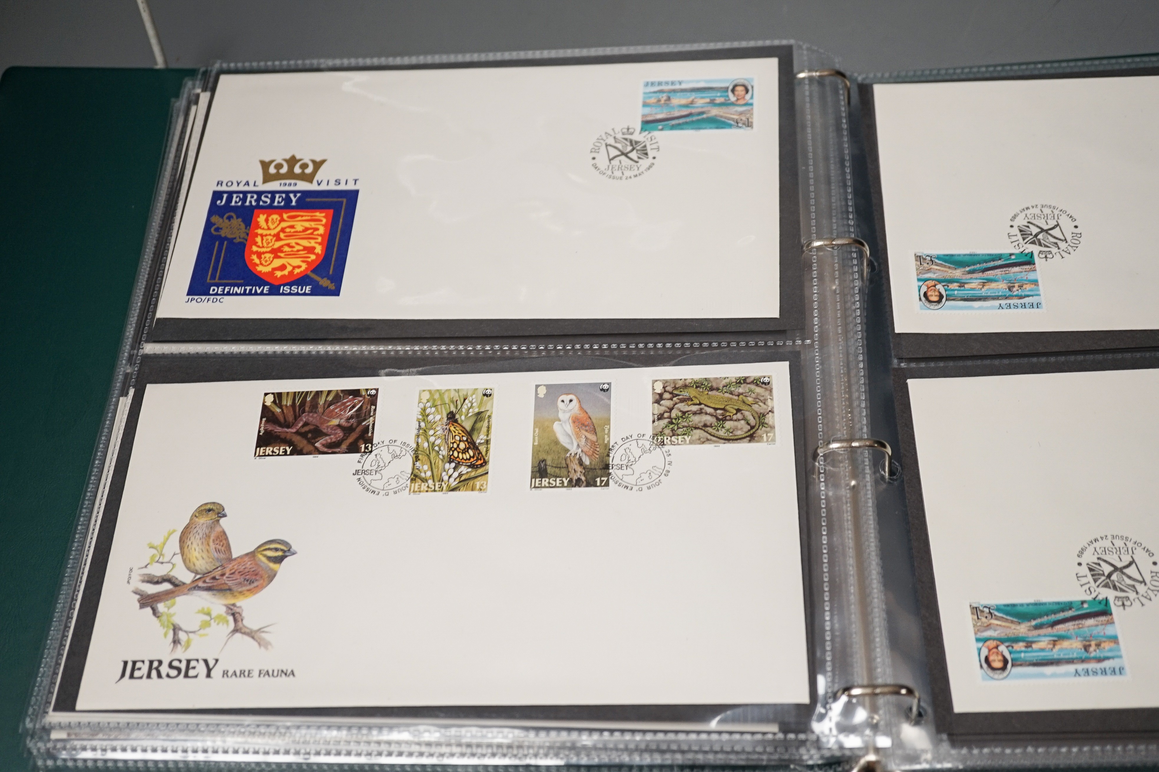 Seven albums of Jersey and Guernsey first day covers - Image 3 of 5