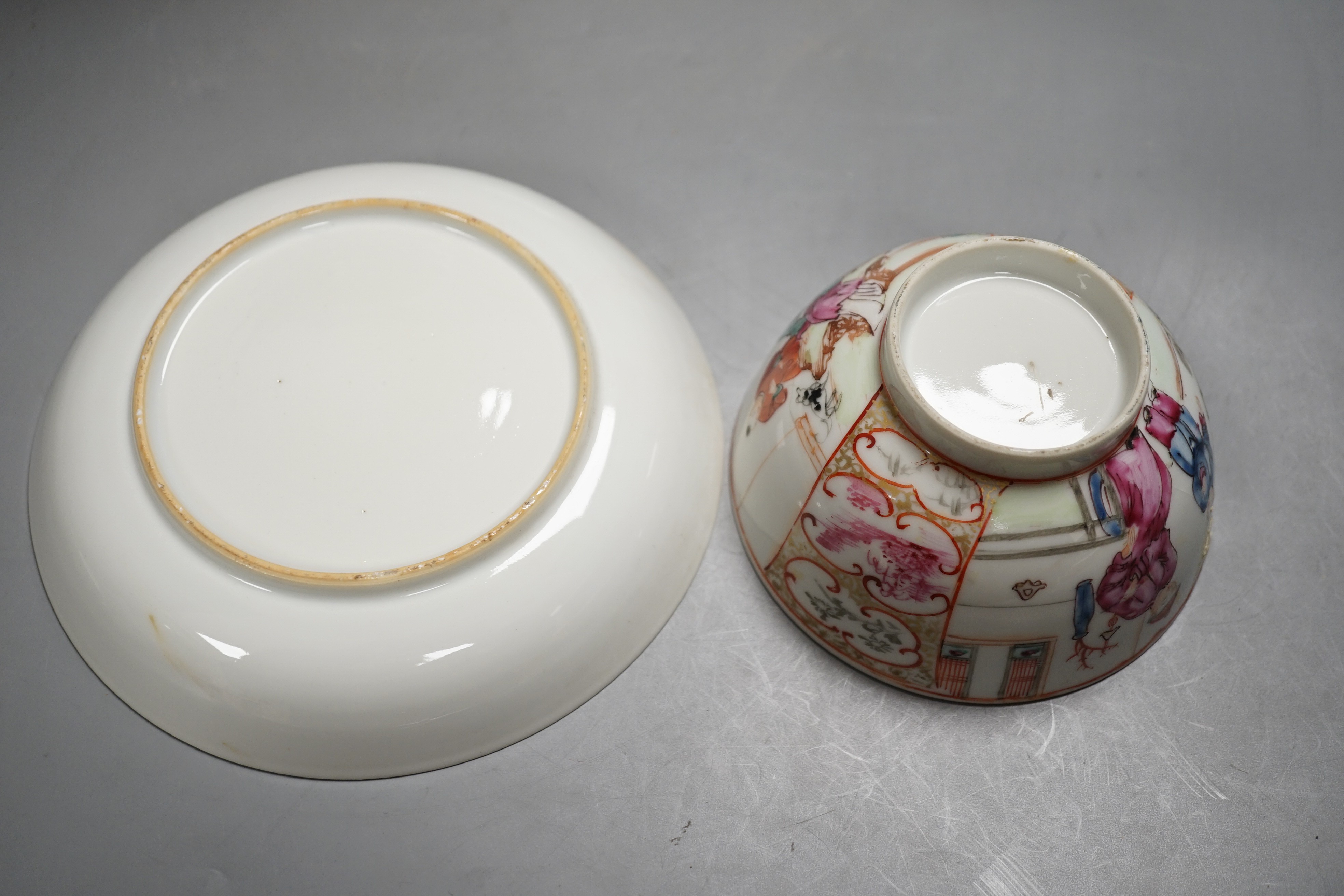 A twin handled Imari palette vase, a Japanese eggshell porcelain footed bowl, together with an - Image 7 of 13