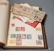 An album of British and commonwealth stamps