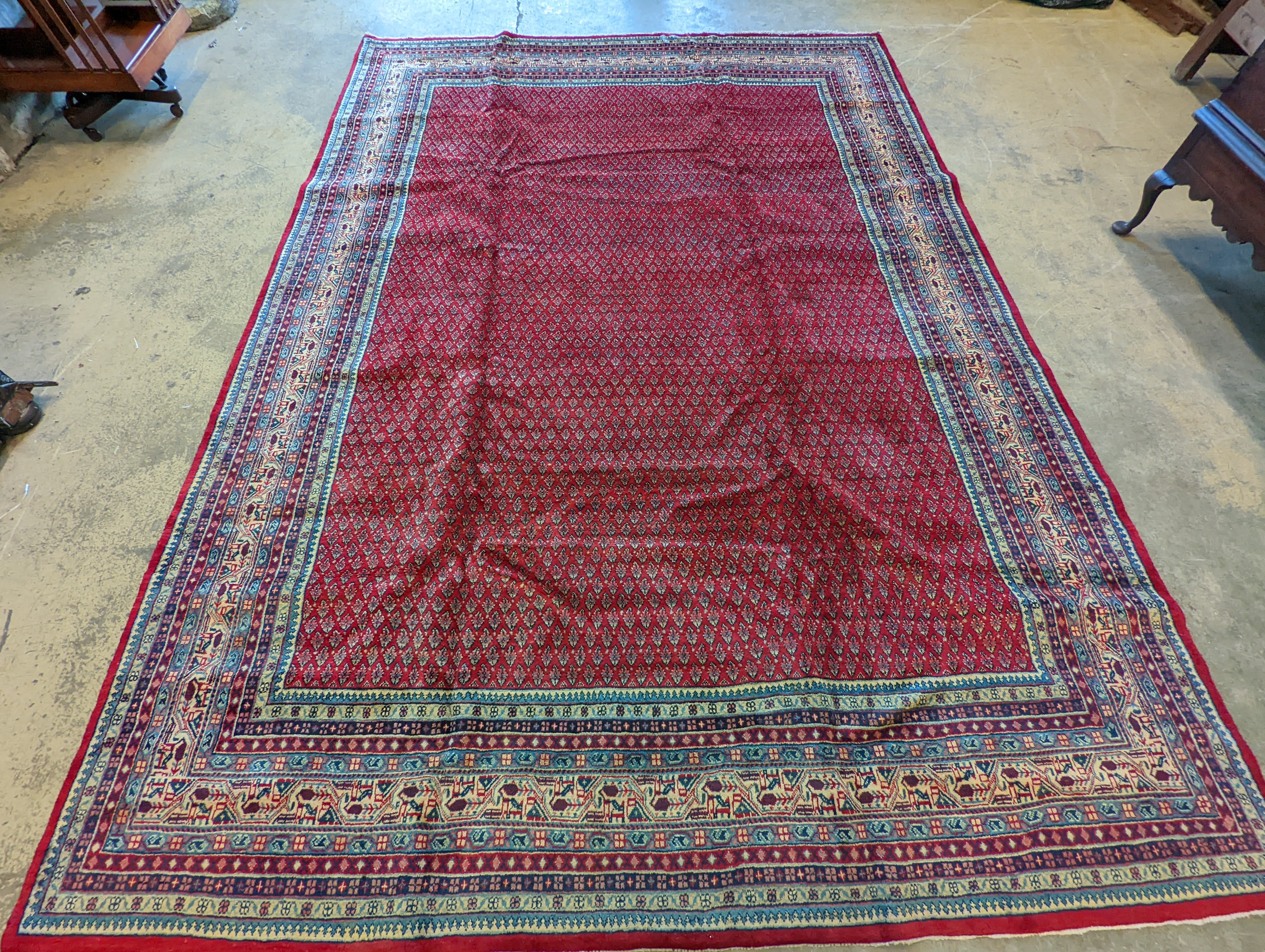 An Araak carpet, 350 x 250cm