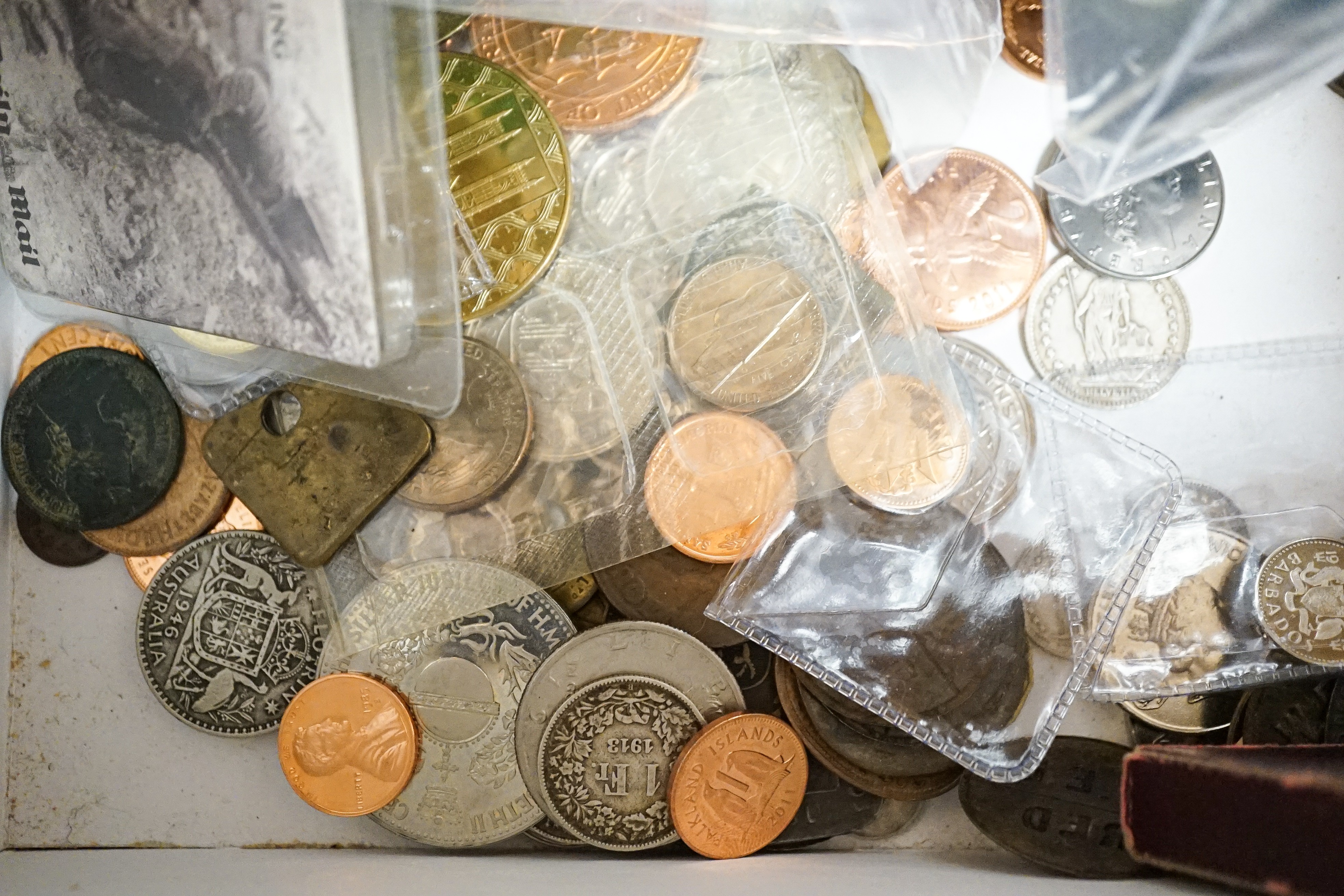 A collection of military badges and a collection of coins - Image 7 of 7