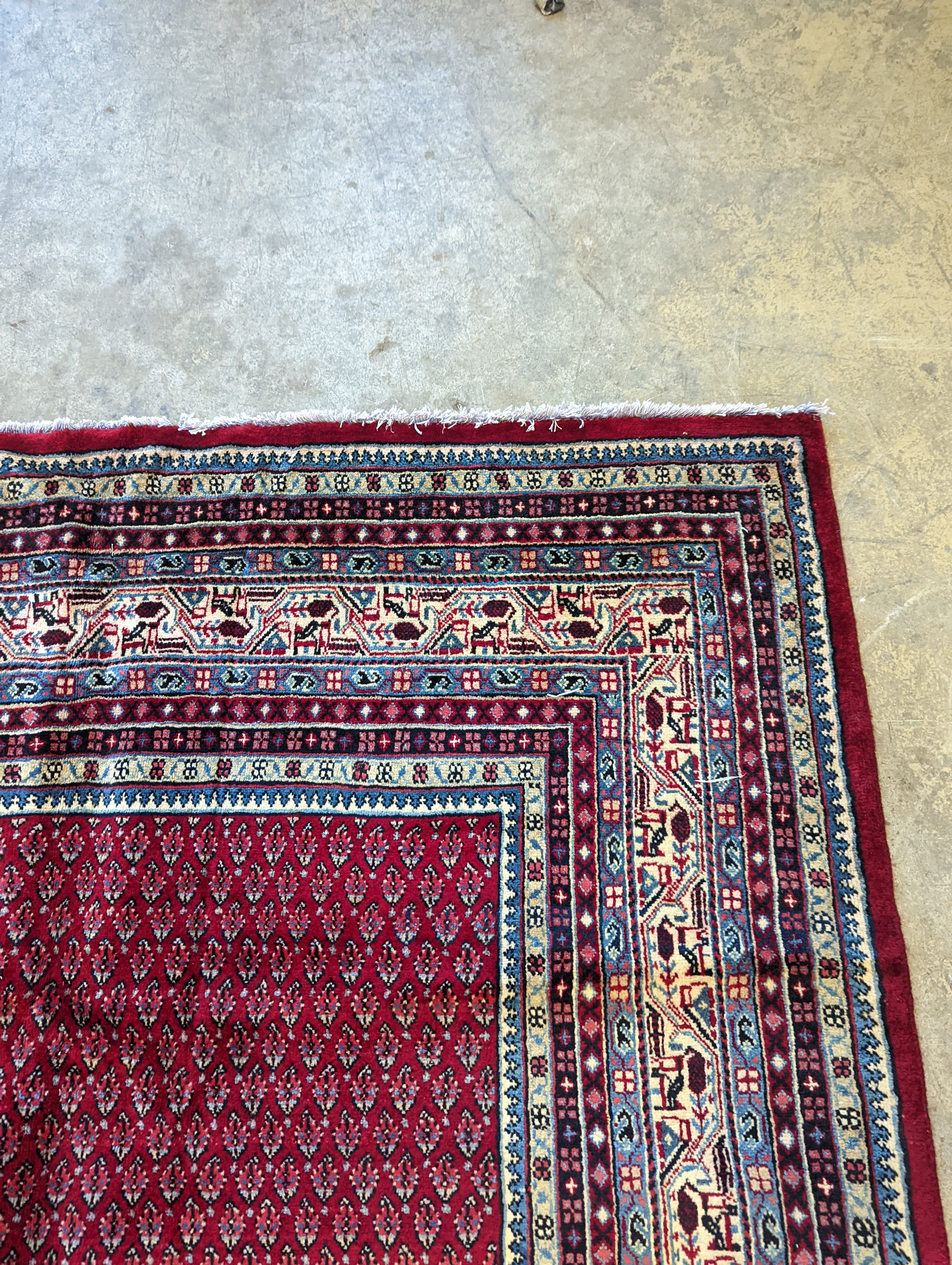 An Araak carpet, 350 x 250cm - Image 12 of 12
