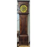 An early 19th century Scottish mahogany longcase clock, signed Wm Barr, Hamilton, height 220cm
