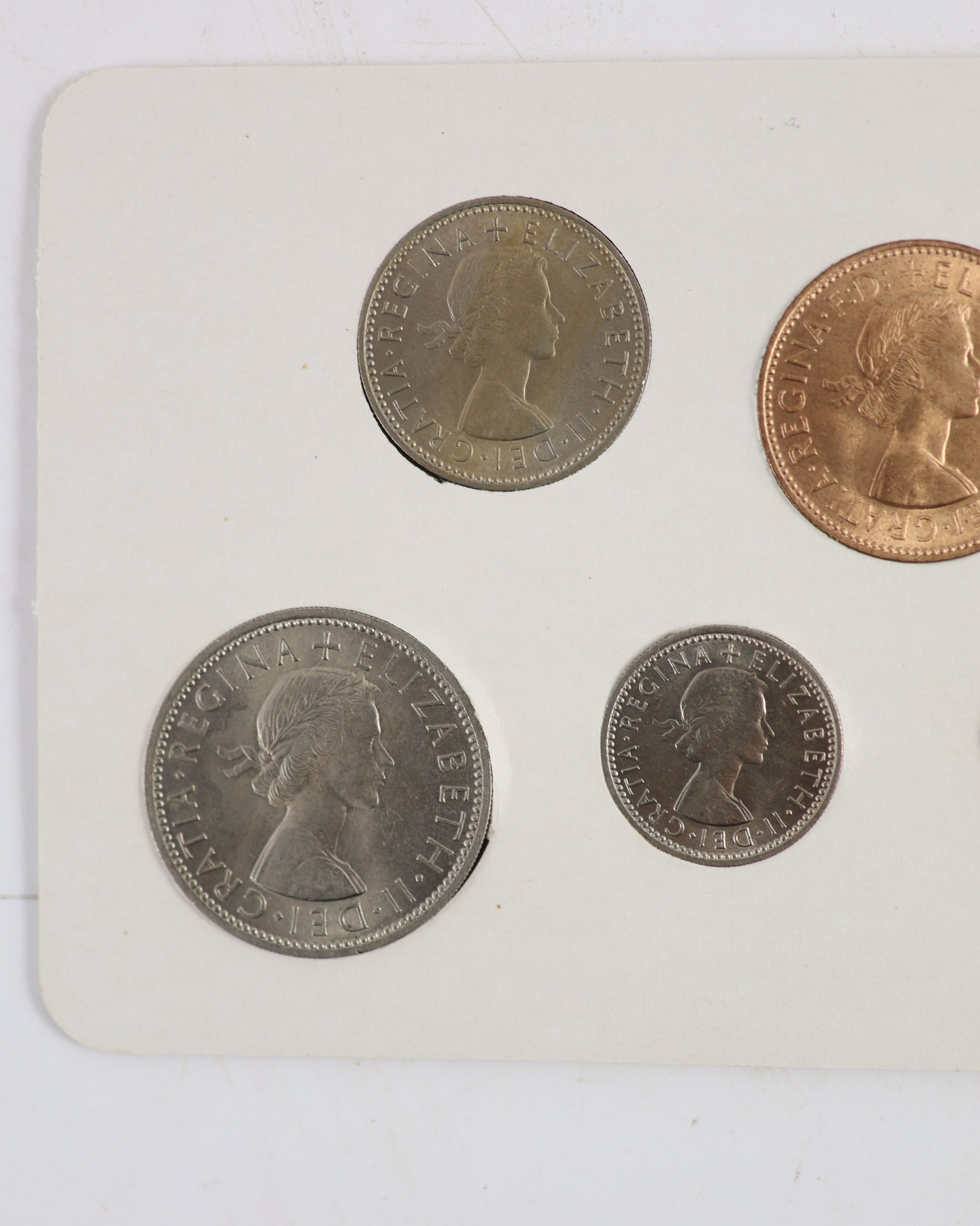 Queen Elizabeth II pre-decimal specimen coin sets for 1953 - 1967, first and second issues, all EF/ - Image 30 of 34