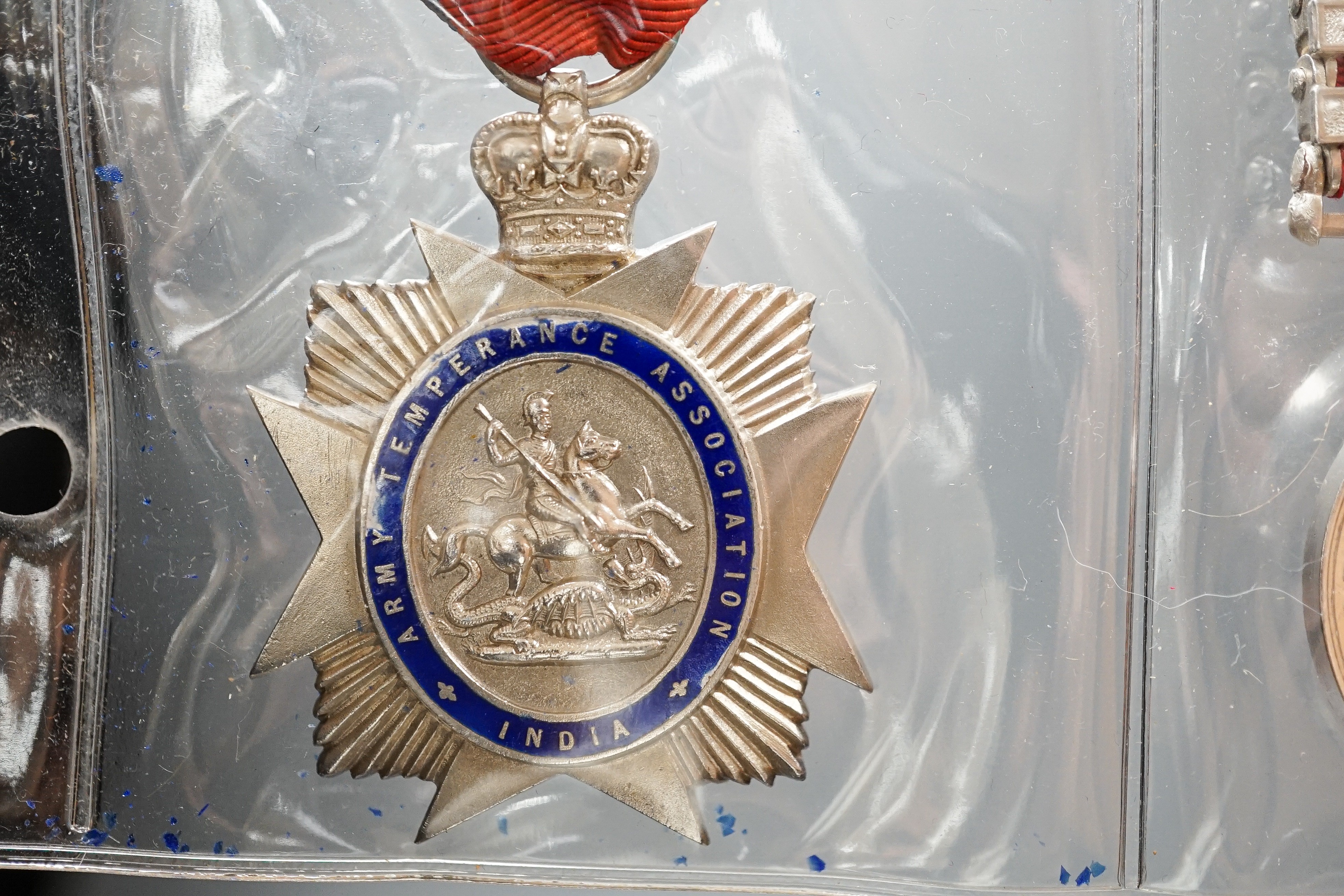 Six military associated medals to include - QSA with four clasps to 184 PTE. T. GRIFFITHS C.I.V., - Image 7 of 13