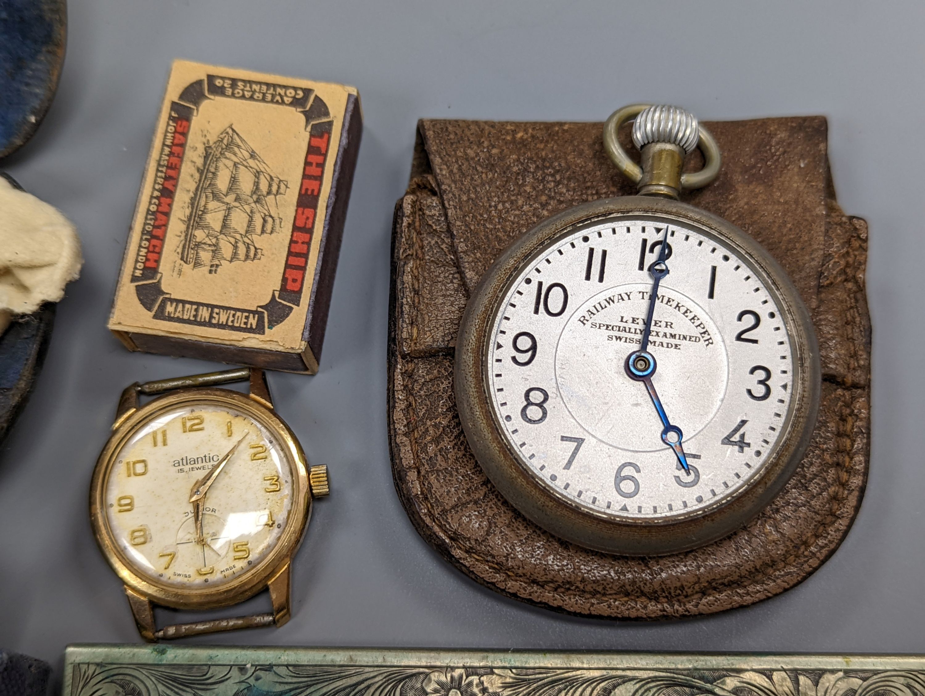 Miscellaneous items including a railway watch - Image 6 of 8