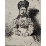 James Abbott MacNeill Whistler (1834-1903), etching, La Rétameuse (The Tinker) , signed in the