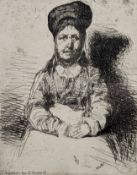 James Abbott MacNeill Whistler (1834-1903), etching, La Rétameuse (The Tinker) , signed in the