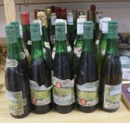 A quantity of German Mosel and French white wines, from 1979 and later, 33 in total, including Tokay