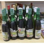 A quantity of German Mosel and French white wines, from 1979 and later, 33 in total, including Tokay