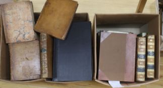 ° Old Leather - a miscellany, various dates and bindings, approx. 25 in total