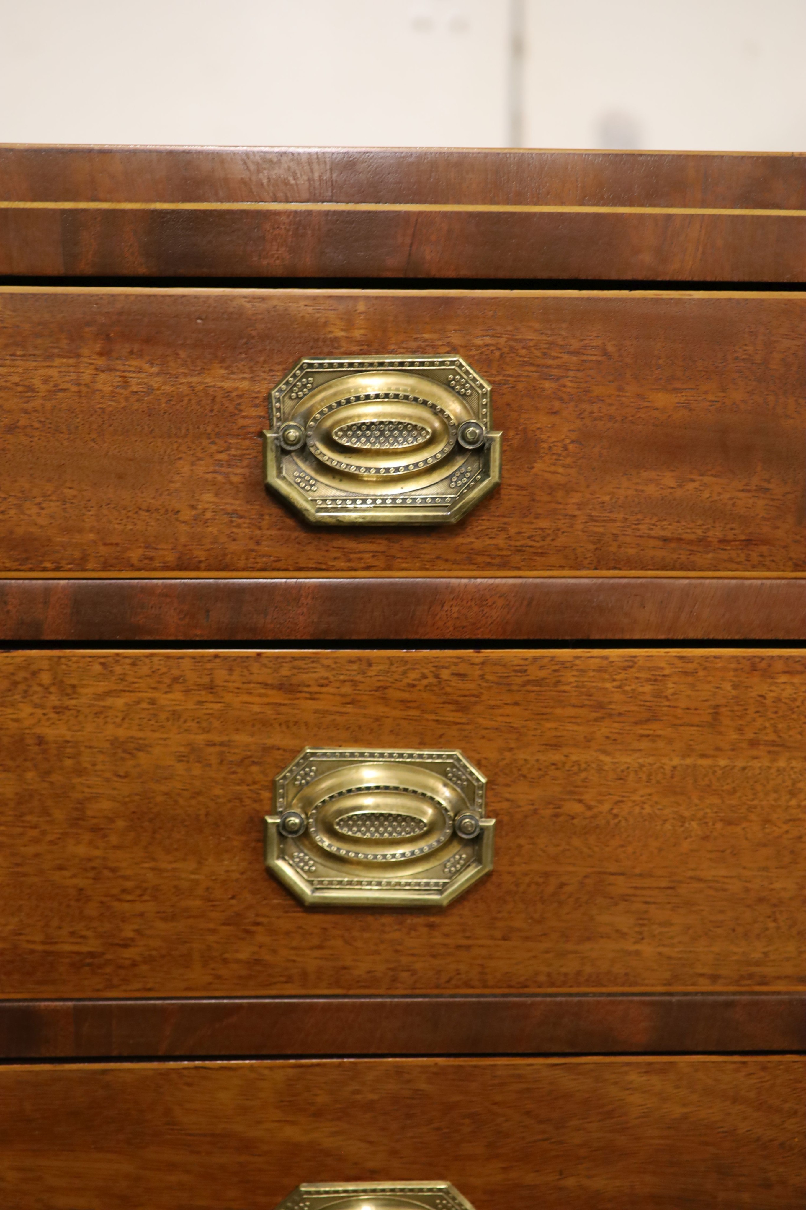 A small George IV mahogany four drawer chest, width 84cm, depth 45cm, height 82cm - Image 7 of 9