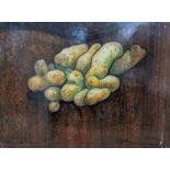 William de Belleroche (9112-1969), oil on board, Still life of potatoes, signed and dated 1963, 56 x