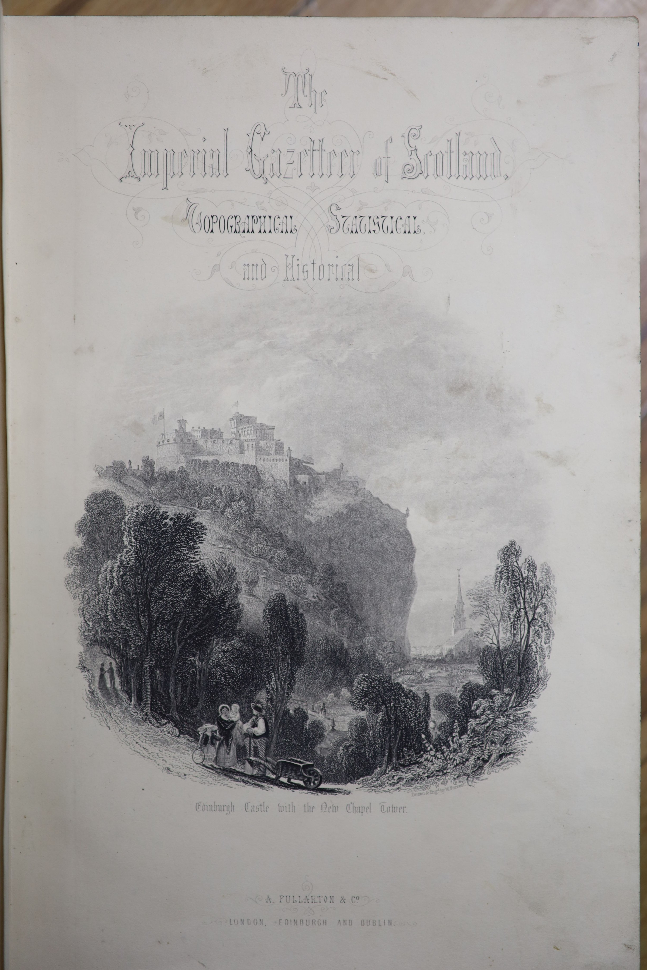 ° Wilson, The Rev. John Marius - The Imperial Gazetteer of Scotland; or Dictionary of Scottish - Image 2 of 2