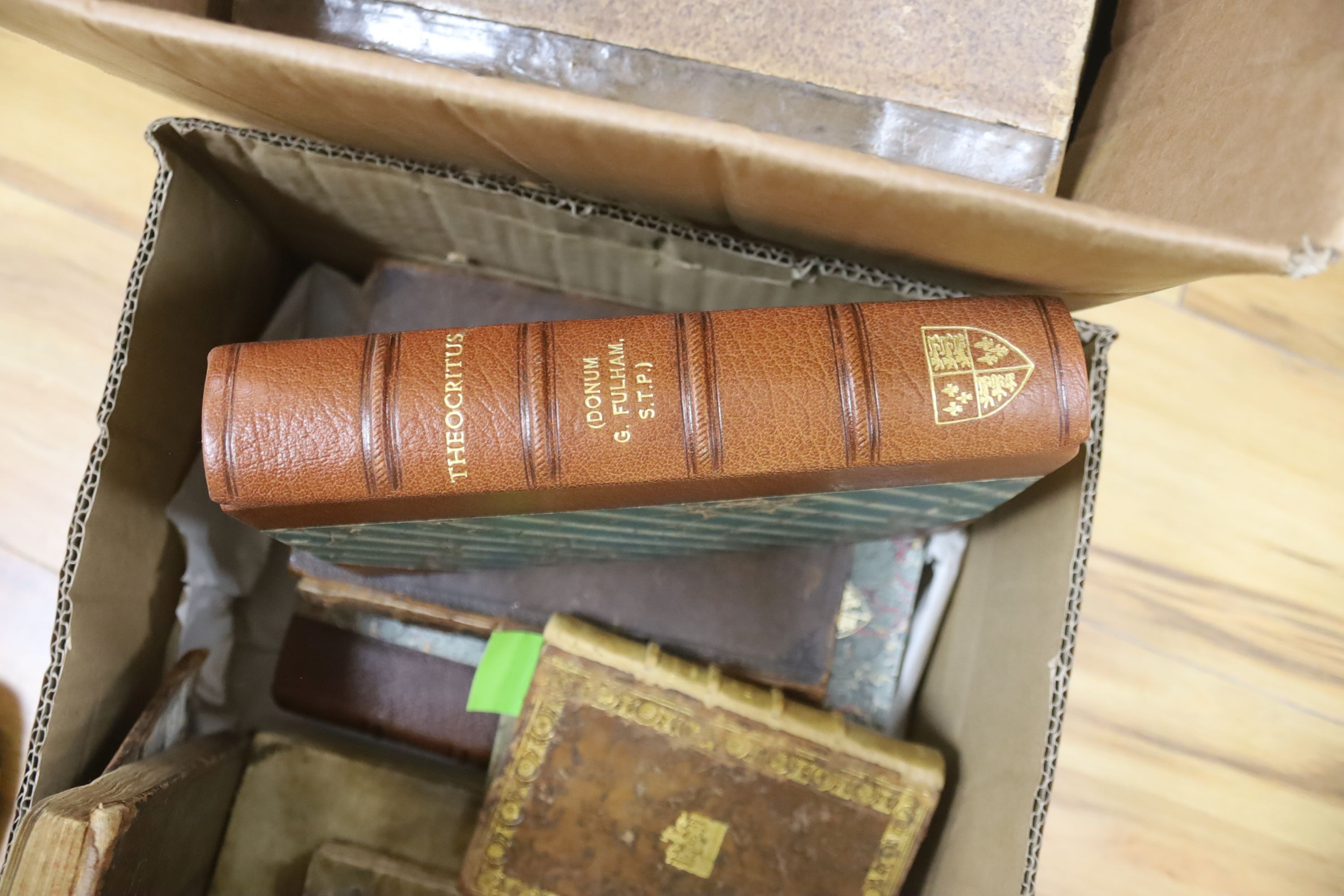 ° Antiquarian Books - 17th century Classics Editions, various bindings (mostly leather), incl. - Image 2 of 3