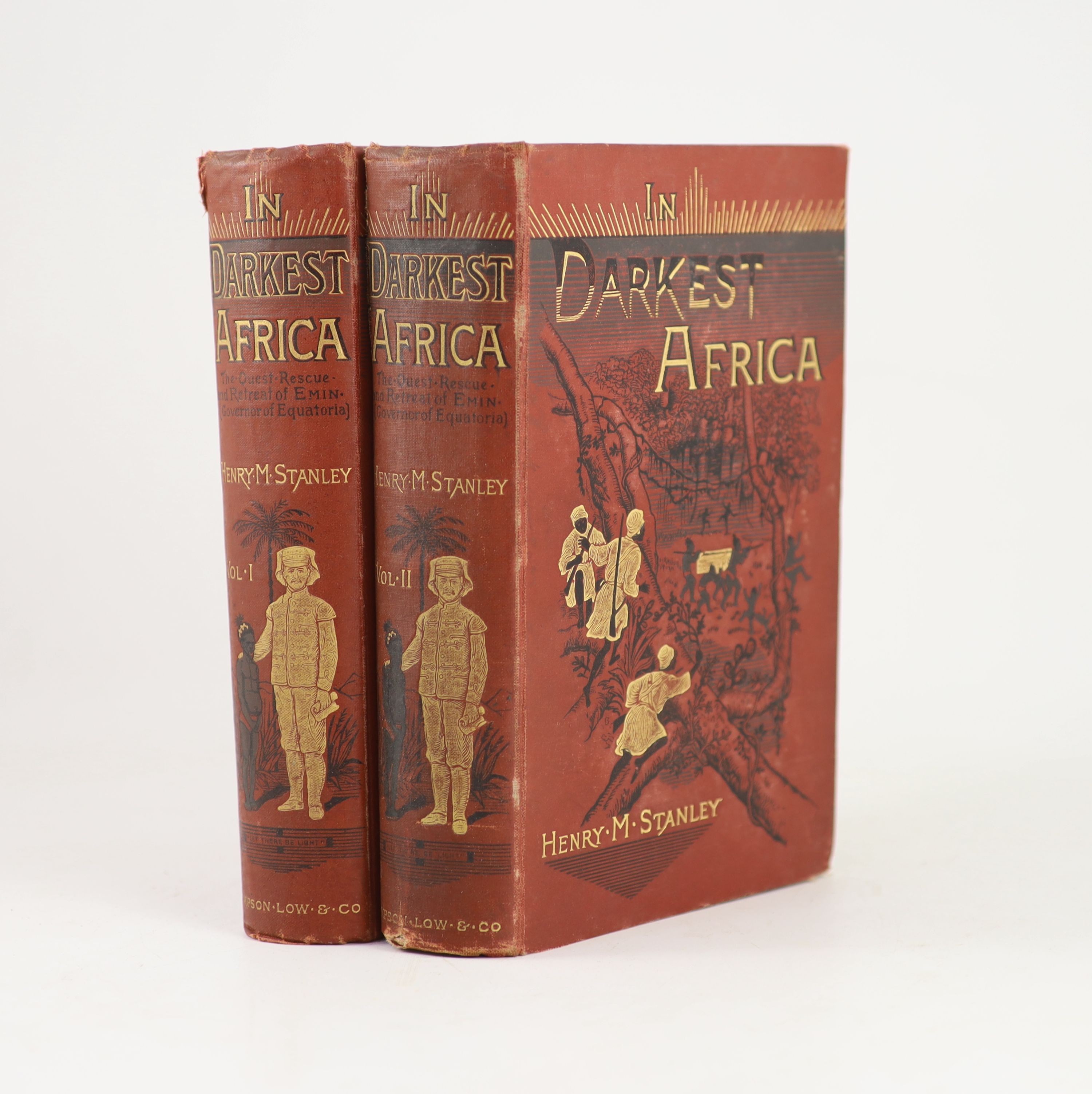 ° ° Stanley, Henry Morton - In Darkest Africa. ‘’In Darkest Africa: or, The Quest , Rescue, and