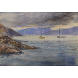 John MacWhirter (1839-1911), watercolour, 'Kyle, Loch Alsh', initialled, 13 x 17cm