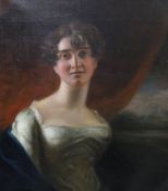 English School c.1830, oil on canvas, Portrait of Margaret Balfour of Pilrig, Edinburgh (1807-1860),