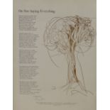 Laurence Scott, limited edition print ‘’On Not Saying Everything - C. Day Lewis from the edition