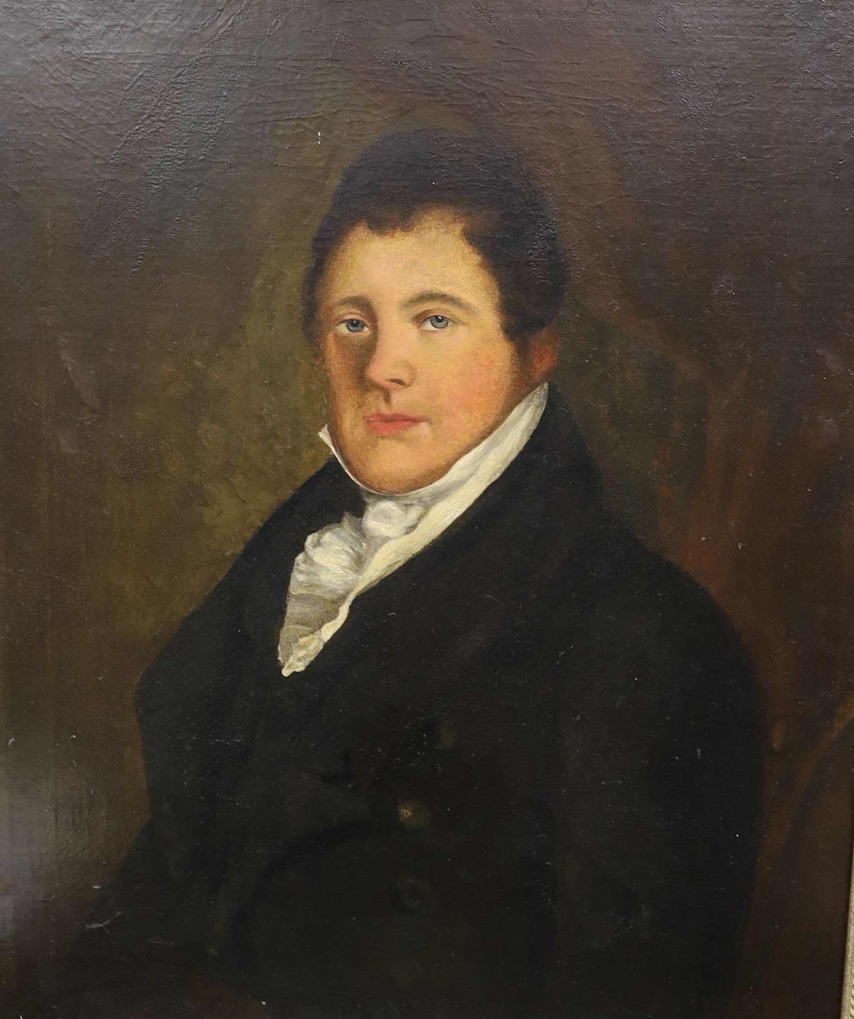 Early 19th century Irish School, oil on canvas, Portrait of Joseph William Belcher of Dublin (1784-