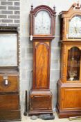 William Jordan, Chesham, Bucks. A George III inlaid mahogany 8 day longcase clock with signed