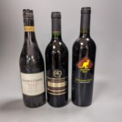 Assorted Australian red wine, 12 bottles