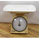 A Salter 10kg weighing scale, 46 cms high.