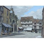 Vera Down (b.1888), watercolour, Ludlow, signed, 34 x 46cm