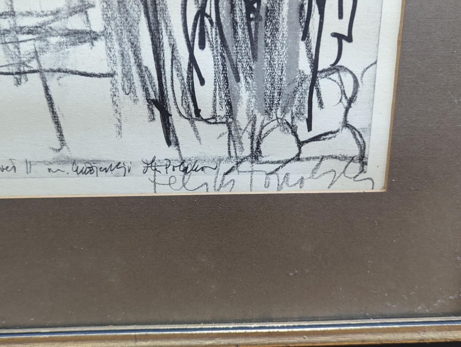 Feliks Topolski (1907-1989), limited edition print, Pope John Paul II, signed in pencil, 375/2000, - Image 3 of 5