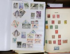 Miscellaneous stamps, British Commonwealth and World, 7 albums