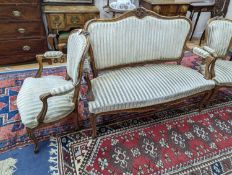 A French three piece salon suite