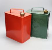 Two pre-war petrol cans