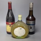 Assorted wines and spirits