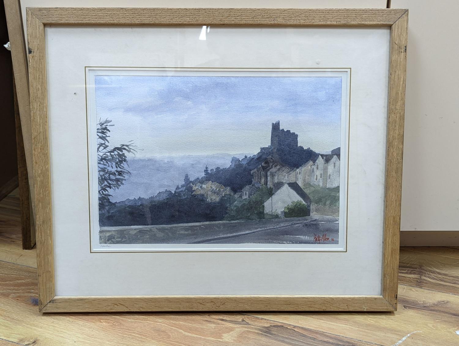 Philip Allan, watercolour, 'Najac, France', signed and dated '04, 23 x 33cm - Image 2 of 4