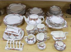 Crown Ducal 'Orange Tree' tea and dinner ware