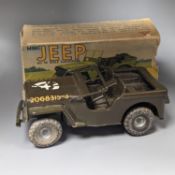 A Tri-Ang Minic Jeep No. 2, in original box, 15cm. long