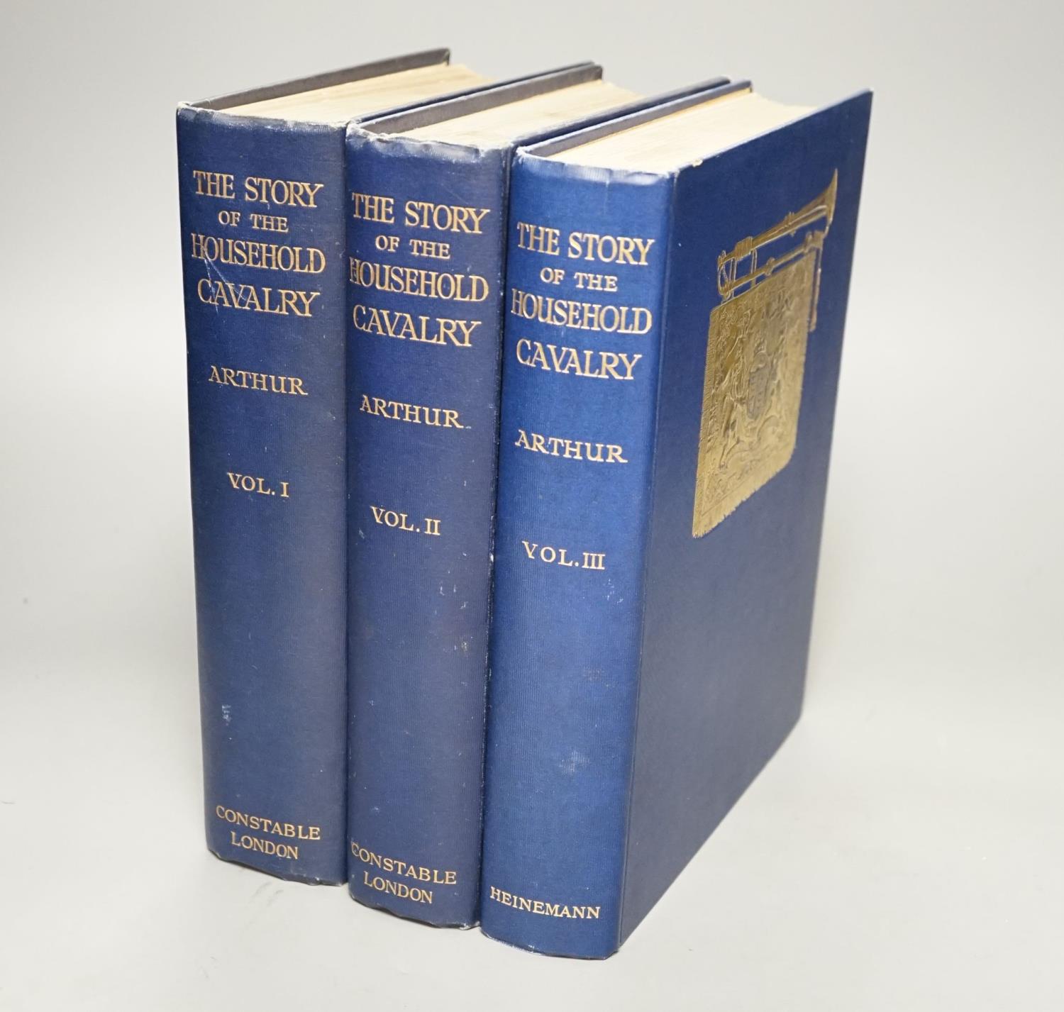 ° ° Arthur, George Sir - The Story of the Household Cavalry, 3 vols, London 1909-26