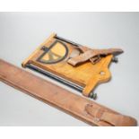 WWI artillery battery range calculator and similar Houghton-Butcher protractor, 1915/16