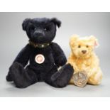 A Steiff exhibition bear, 2004 8", box and certificate. Also, teddy bear 'Blue', Limited Edition.