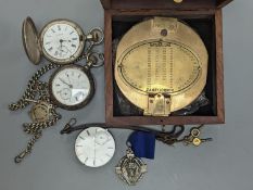 Two assorted pocket watches including sterling, a pocket watch movement by G.E. Frodsham, a