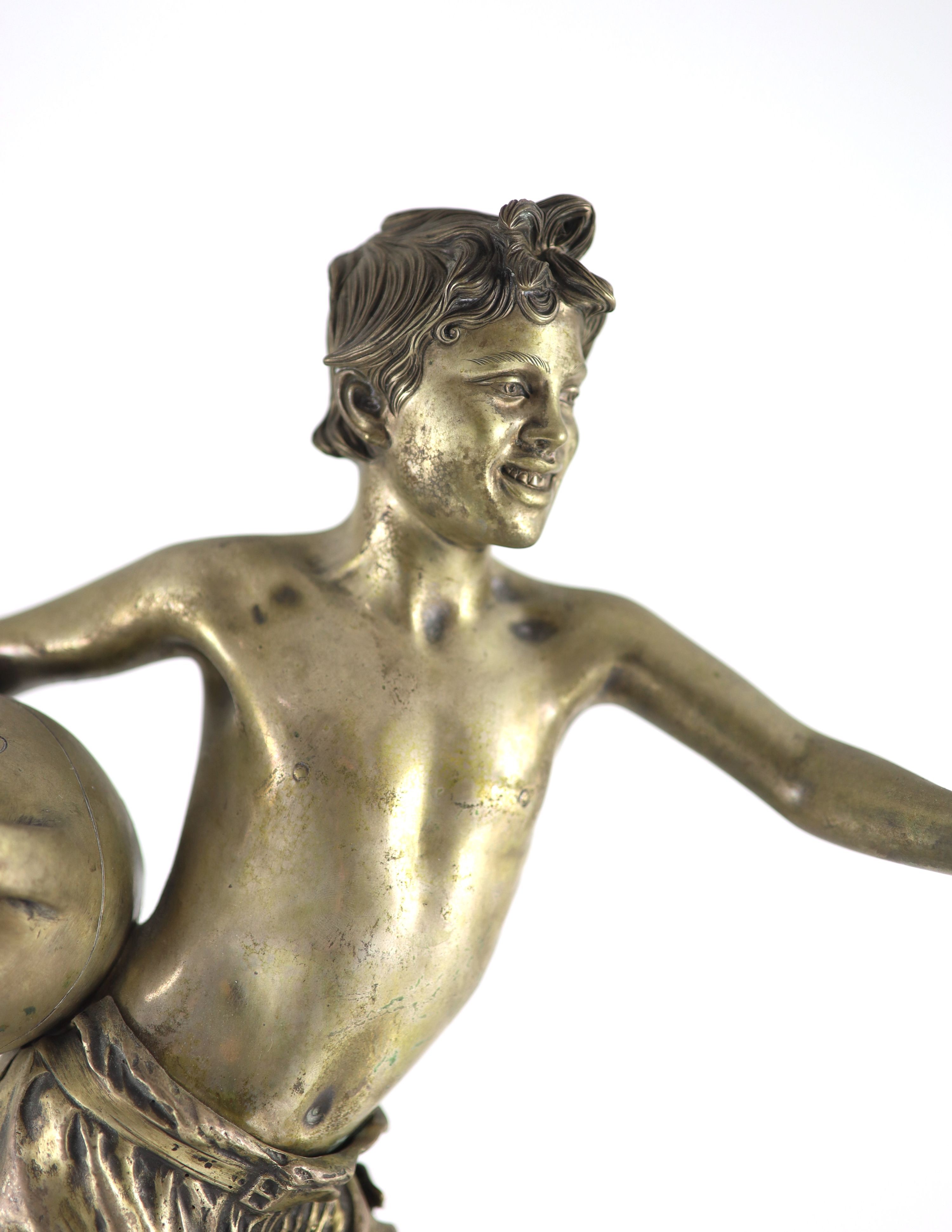 Vincenzo Gemito (Italian 1852-1929): 'L'Acquaiolo' (The Water Carrier), a bronze figural - Image 2 of 5