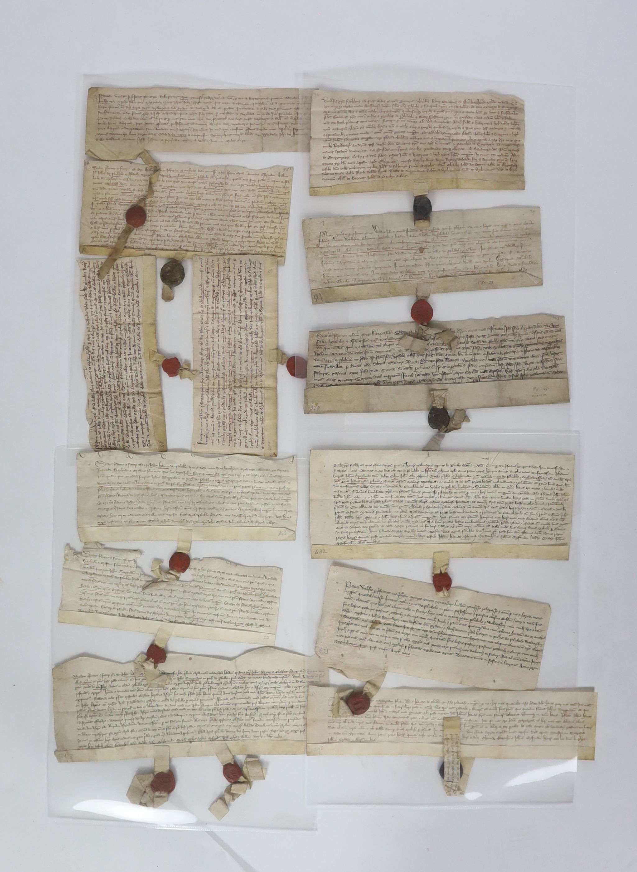 ° ° A Collection of deeds and documents relating chiefly to Kent, 1264-1654, from the collection - Image 7 of 42