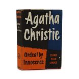 ° ° Christie, Agatha - Ordeal By Innocence, 1st edition,8vo, cloth, with d/j, (presentation