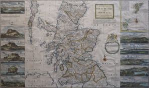 Herman Moll (1654-1732) 'The North Part of Great Britain called Scotland' 1714coloured