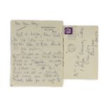 A manuscript letter to Mrs Elliot from Agatha Christie on Winterbrook House notepaper,one sheet