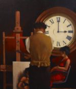 § § Jack Vettriano (1951-) 'The Critical Hour of 3am'oil on canvassigned61 x 50cmOil on