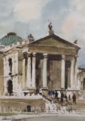 § § Edward Wesson (1910-1983) 'The Tate Gallery, London'watercoloursigned35.5 x 25cmWatercolour on