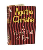 ° ° Christie, Agatha - A Pocket Full of Rye, 1st edition,8vo, cloth, with d/j, indistinct