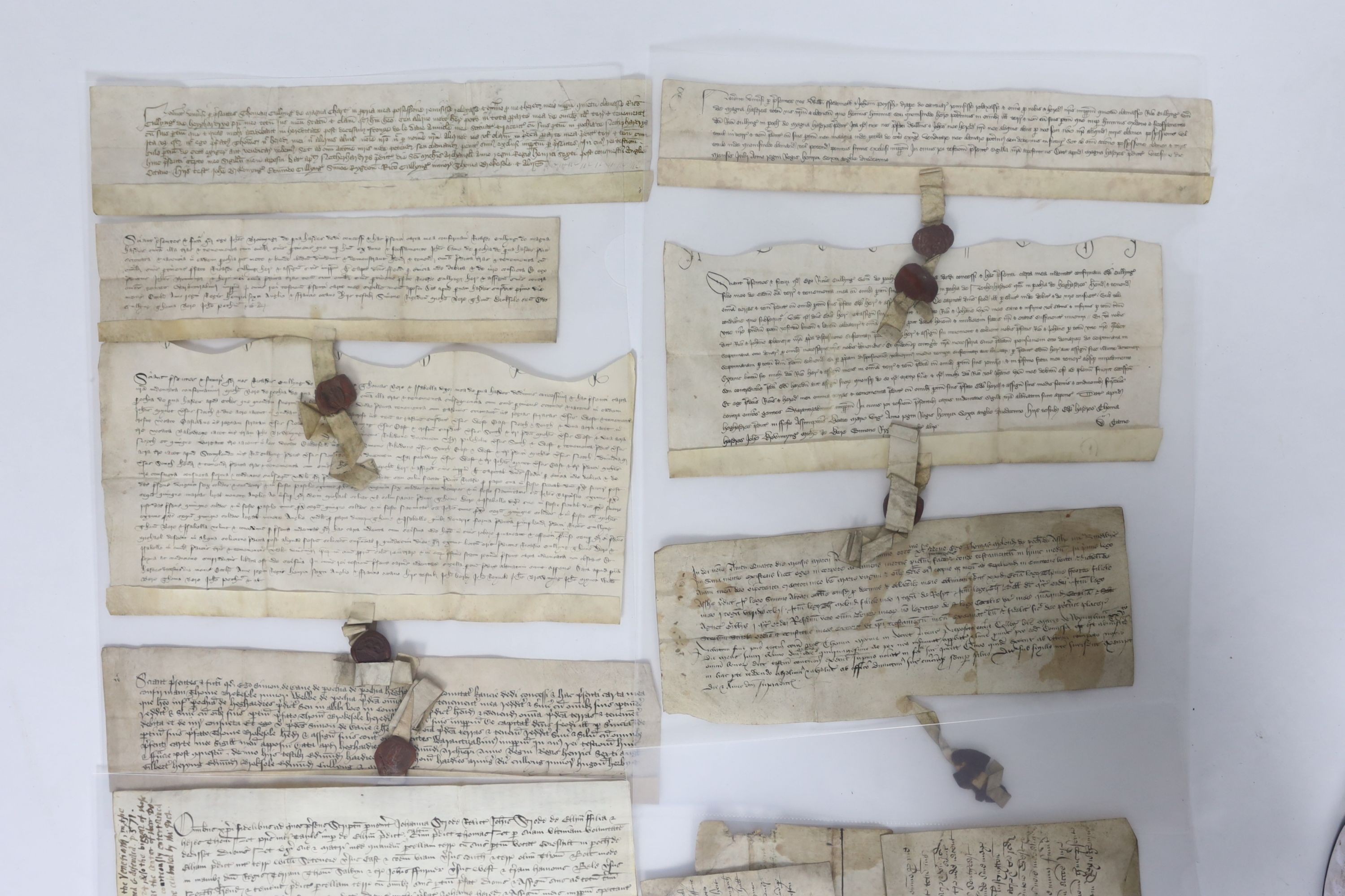 ° ° A Collection of deeds and documents relating chiefly to Kent, 1264-1654, from the collection - Image 29 of 42