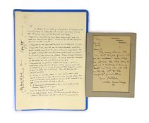 Doyle, Arthur Conan, Sir - Autograph letter,